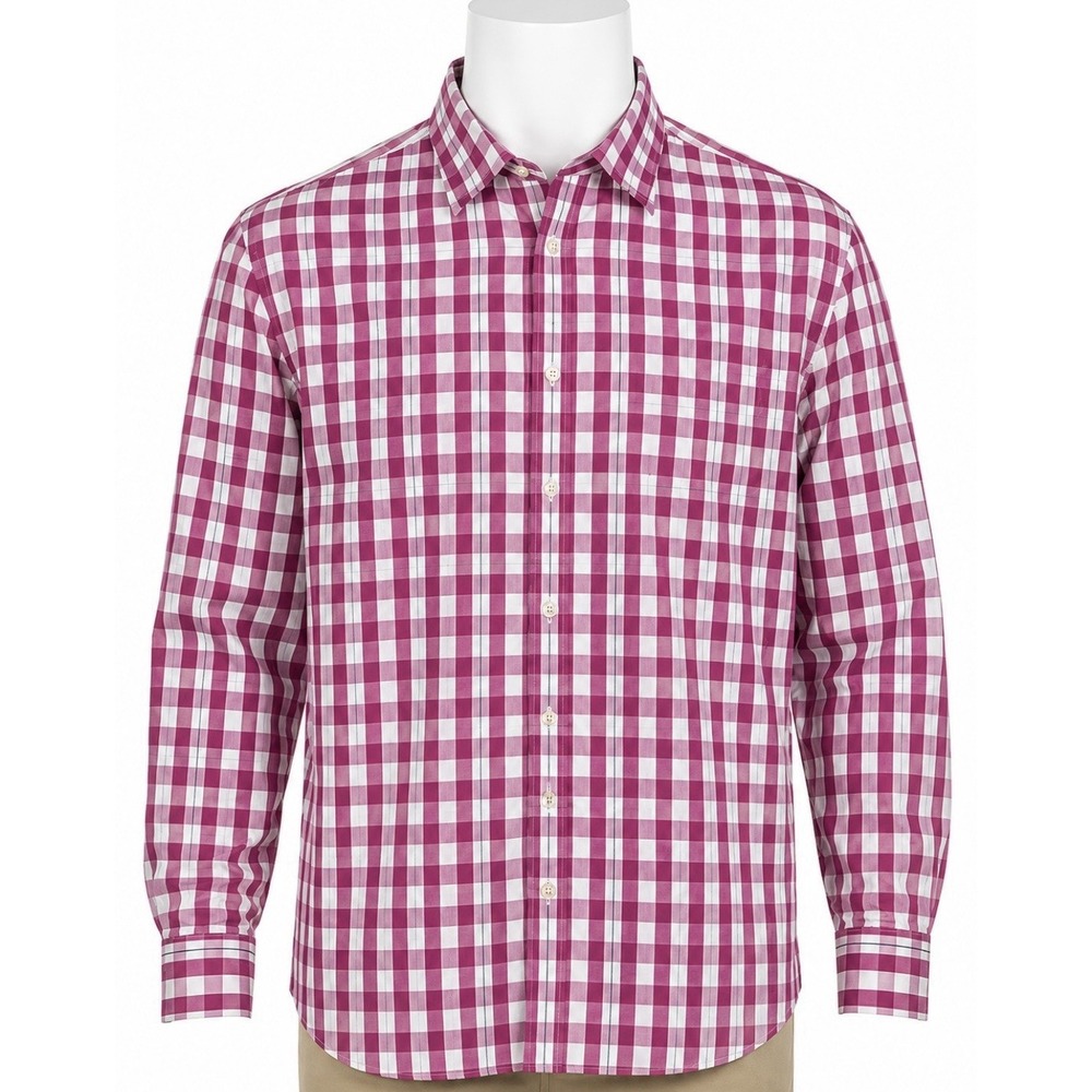BANANA REPUBLIC Men's Long Sleeve Shirt XXL 2XL 18-18 1/2 36in. Violet Blue Sexy